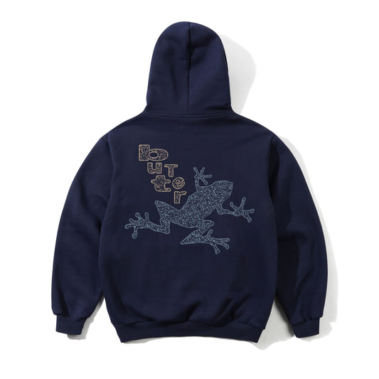 Butter Goods Croaker Hoodie - Navy