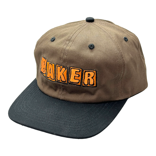 Baker Crumb Snapback - Brown/Black