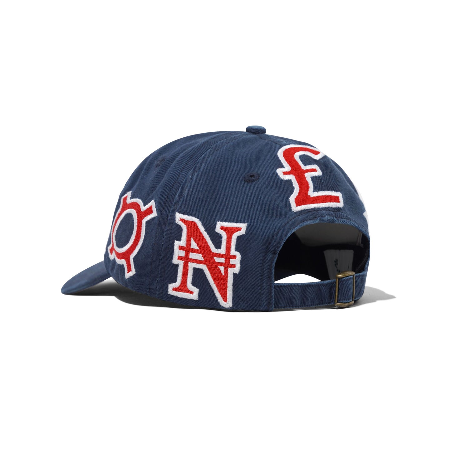 Cash Only Currency 6 Panel Cap - Navy