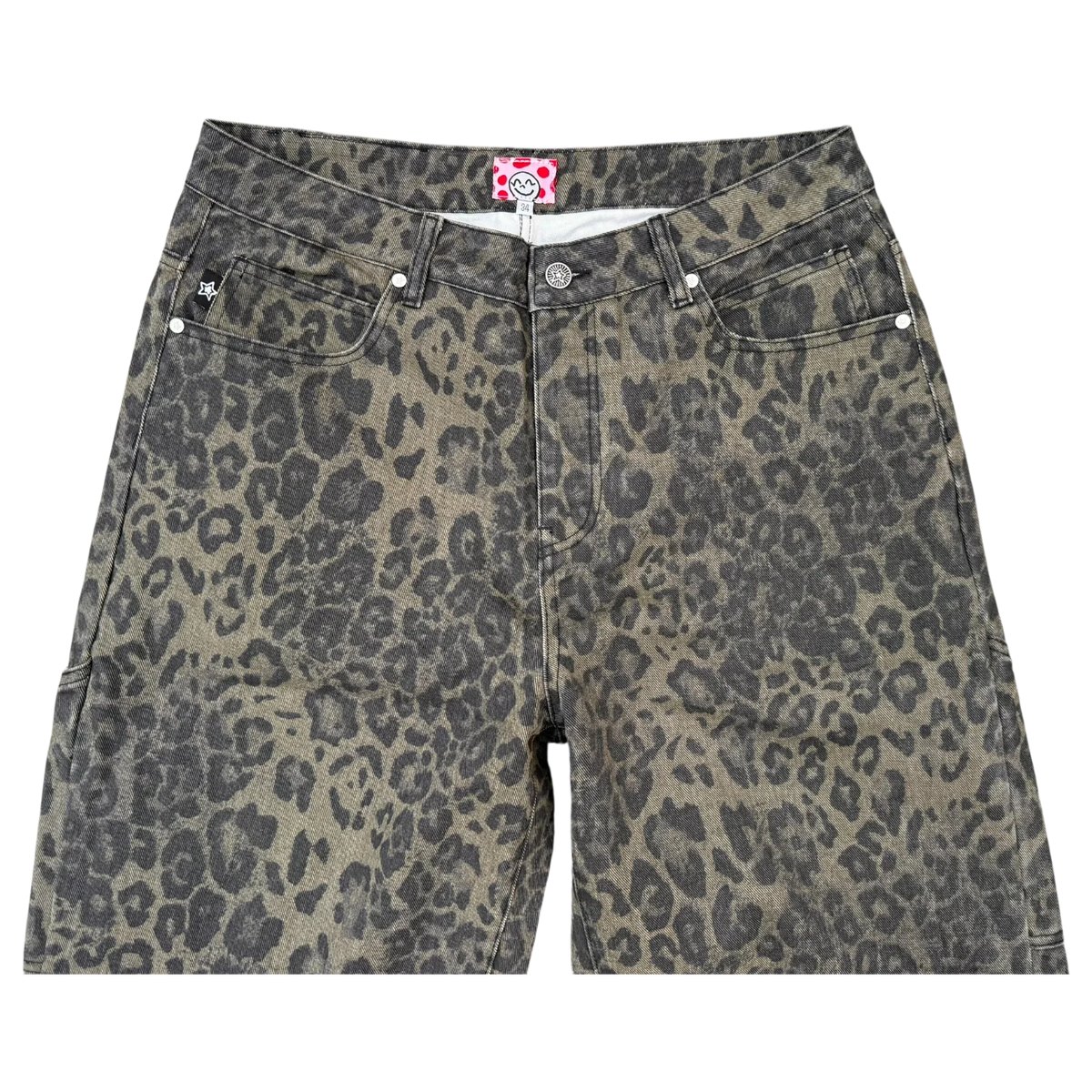 Star Team Carpenter Star Jeans - Olive Leopard
