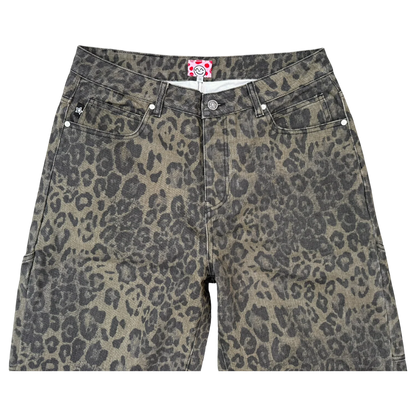 Star Team Carpenter Star Jeans - Olive Leopard