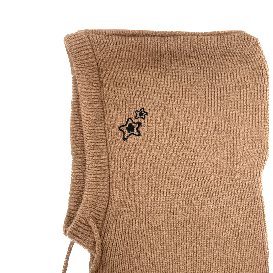 Star Team Knit Balaclava - Brown