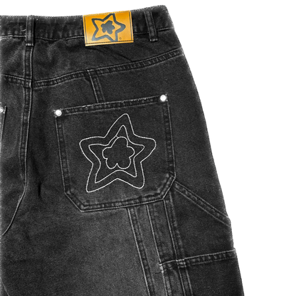 Star Team Seam Jeans - Black