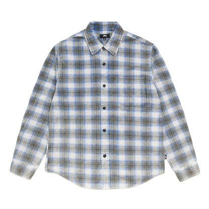 Stussy Dax Plaid Shirt - Blue
