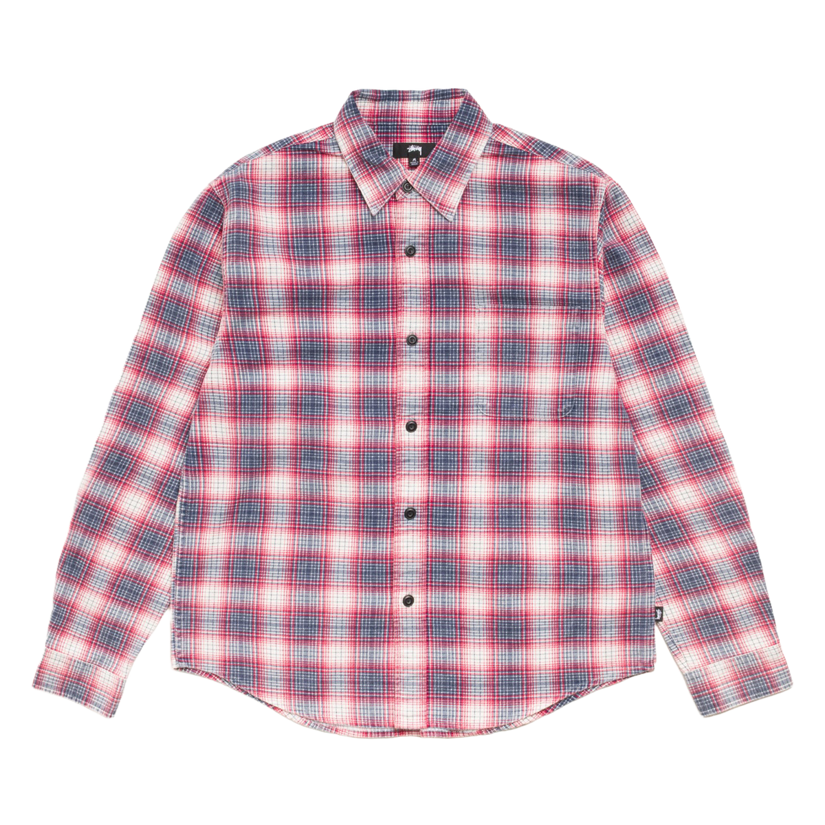 Stussy Dax Plaid Shirt - Red