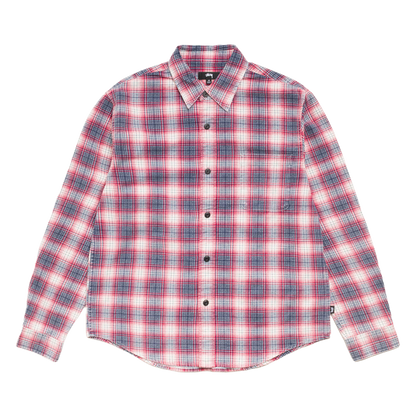 Stussy Dax Plaid Shirt - Red