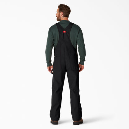 Dickies Classic Bib Overalls - Rinsed Black