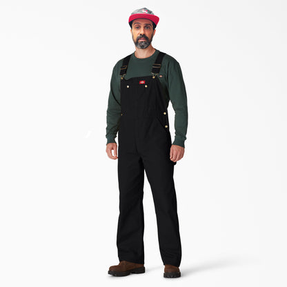 Dickies Classic Bib Overalls - Rinsed Black