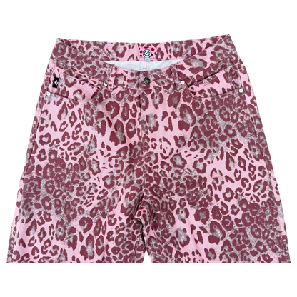 Star Team Carpenter Star Jeans - Pink Leopard
