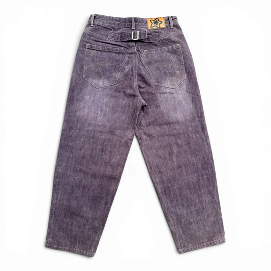 Star Team Normal Star Jeans -  Selvedge Purple