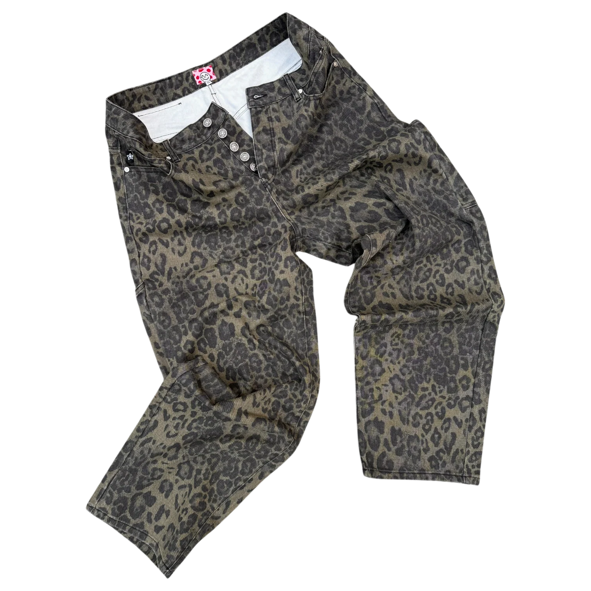 Star Team Carpenter Star Jeans - Olive Leopard
