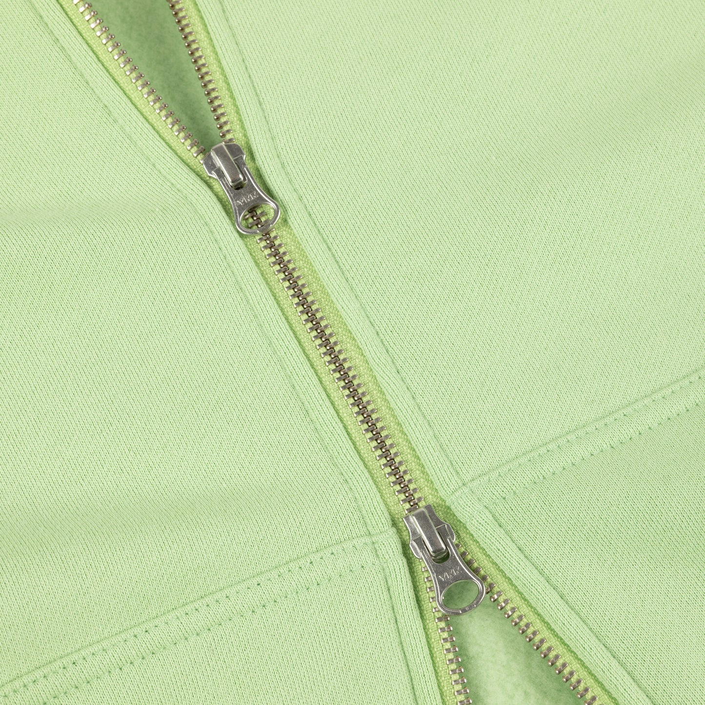 Dime Cursive Zip-Hoodie - Sage Green