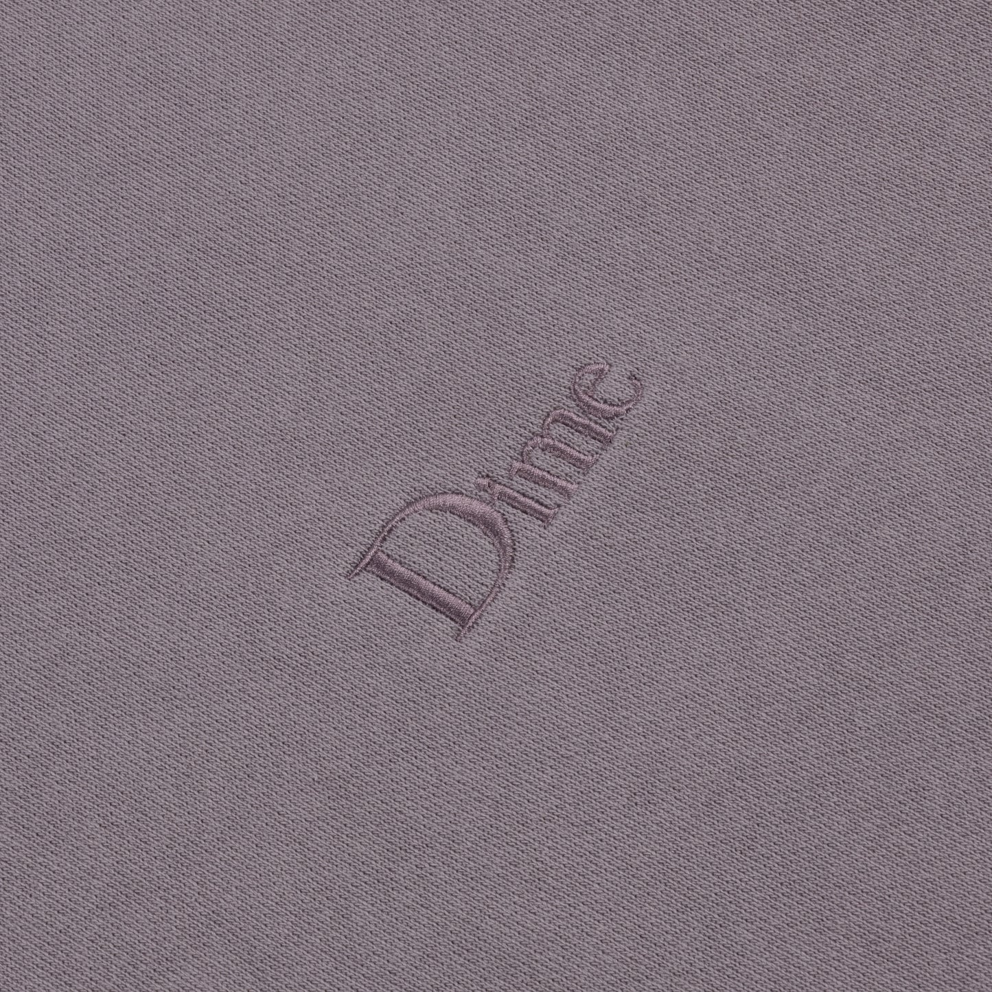 Dime Classic Small Logo Hoodie - Plum Gray