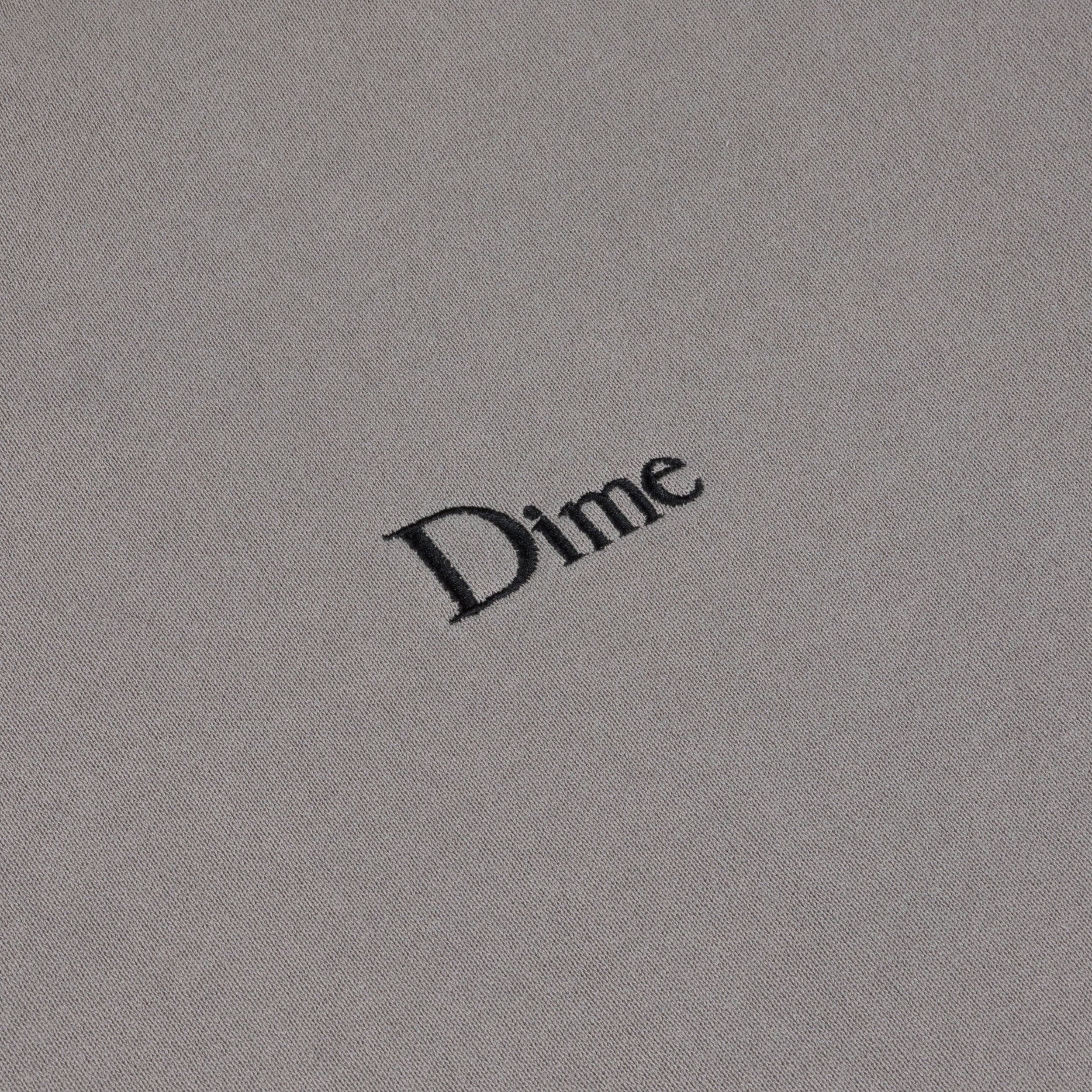 Dime Classic Small Logo Hoodie - Charcoal – Ninetimes Skateshop