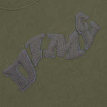 Load image into Gallery viewer, Dime College Crewneck - Army Green