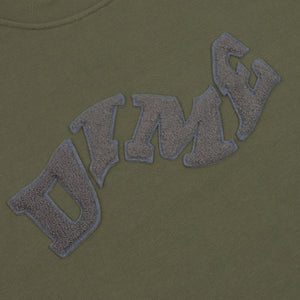 Dime College Crewneck - Army Green