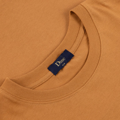 Dime Classic Small Logo Tee - Almond