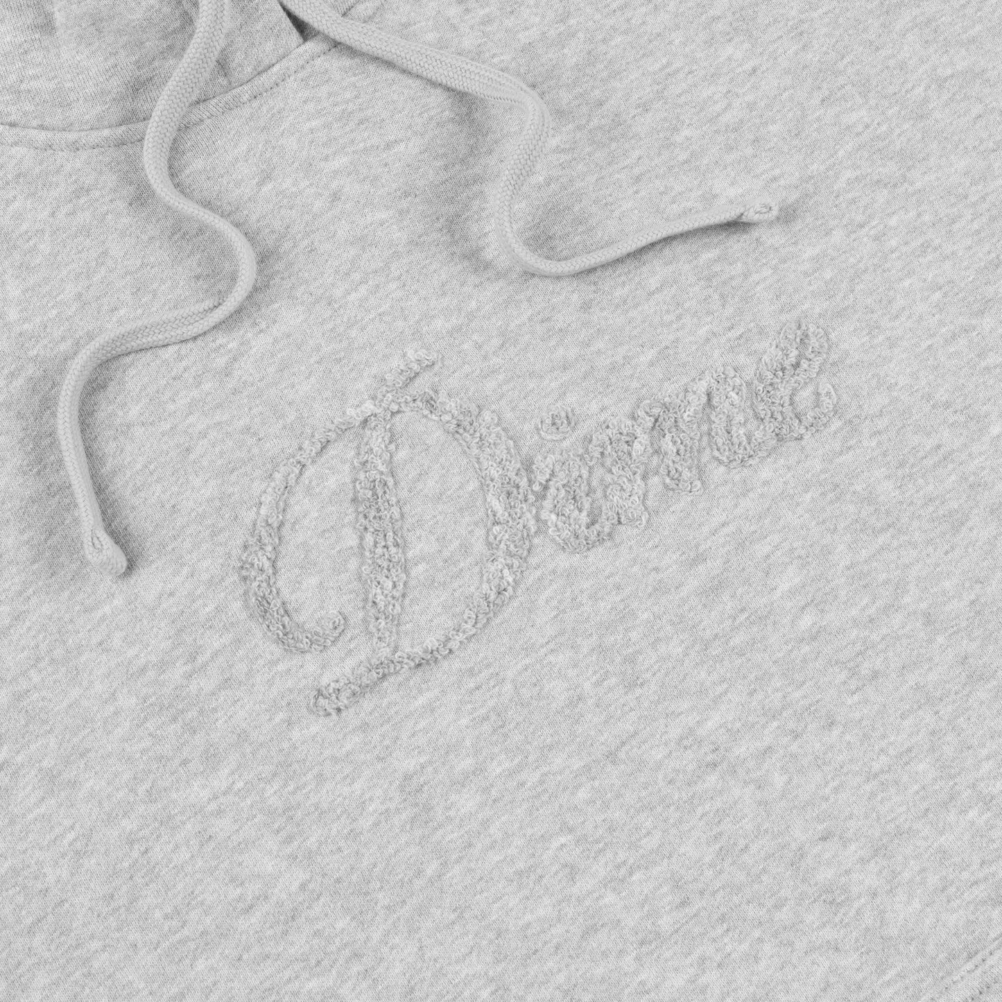 Dime Cursive Logo Hoodie - Heather Gray