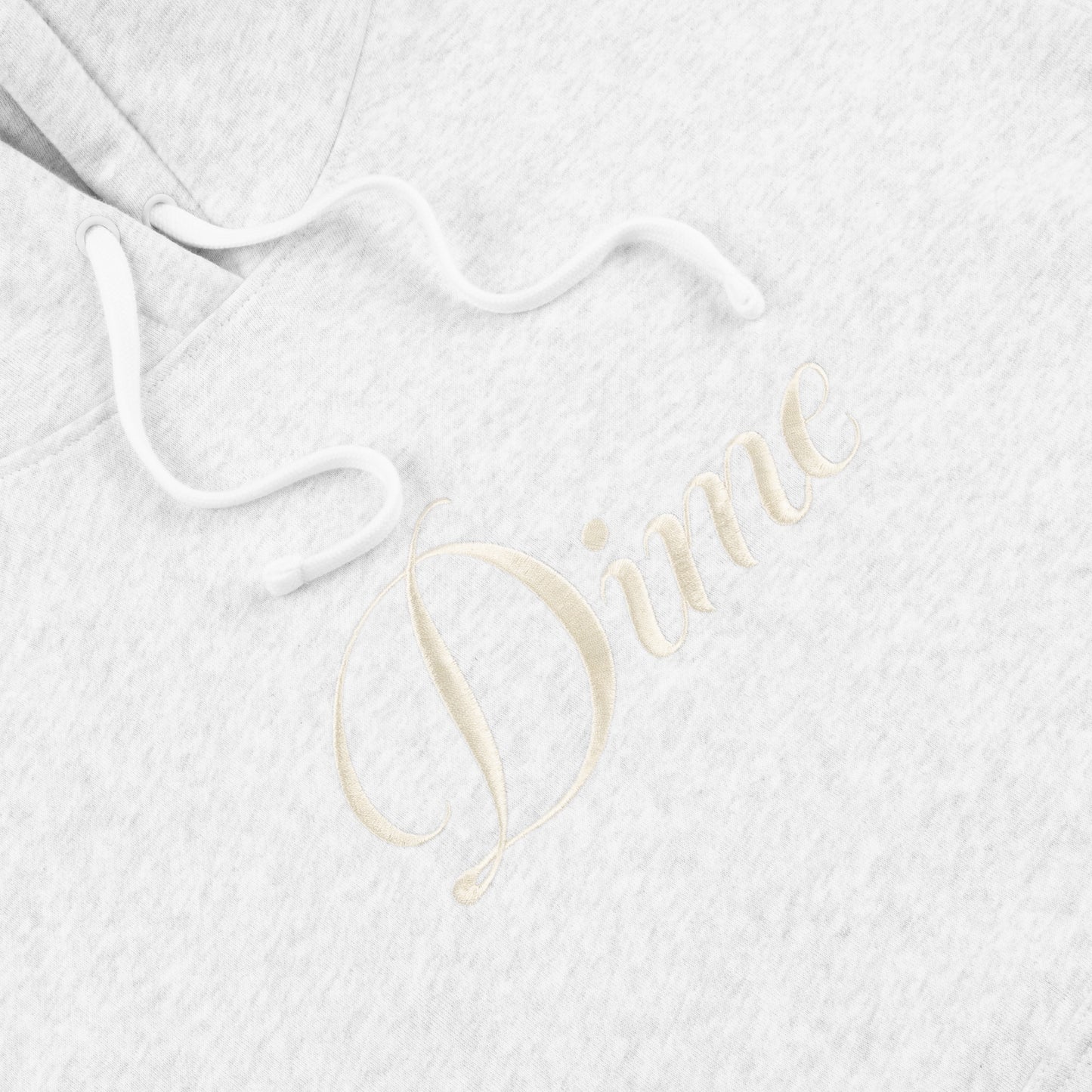 Dime Cursive Logo Hoodie - Ash