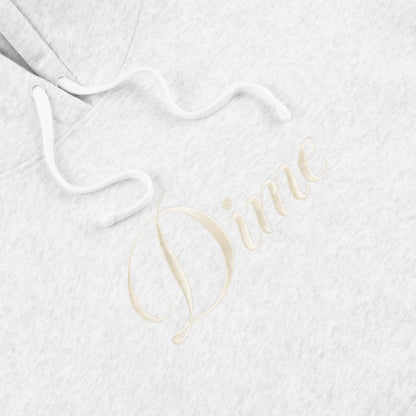 Dime Cursive Logo Hoodie - Ash