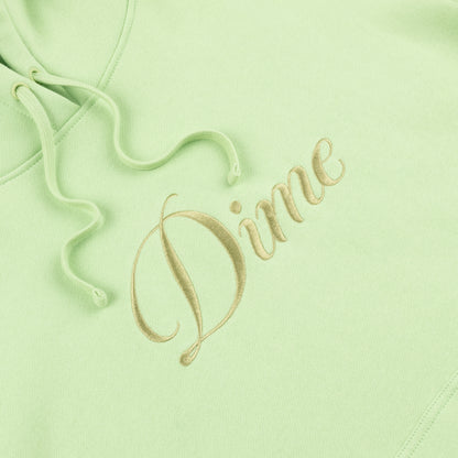 Dime Cursive Logo Hoodie - Sage Green