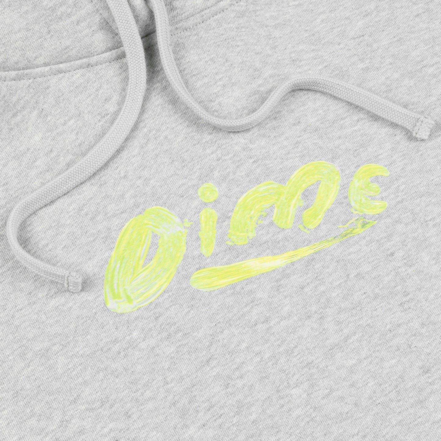 Dime Paint Hoodie - Heather Gray