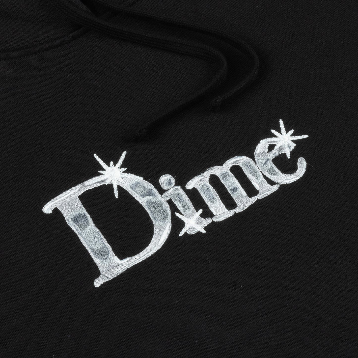 Dime Shiny Hoodie - Black