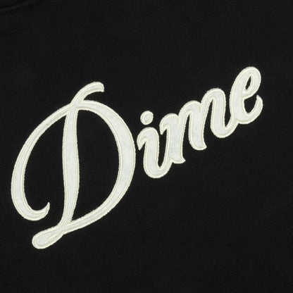 Dime Cursive Hoodie - Black