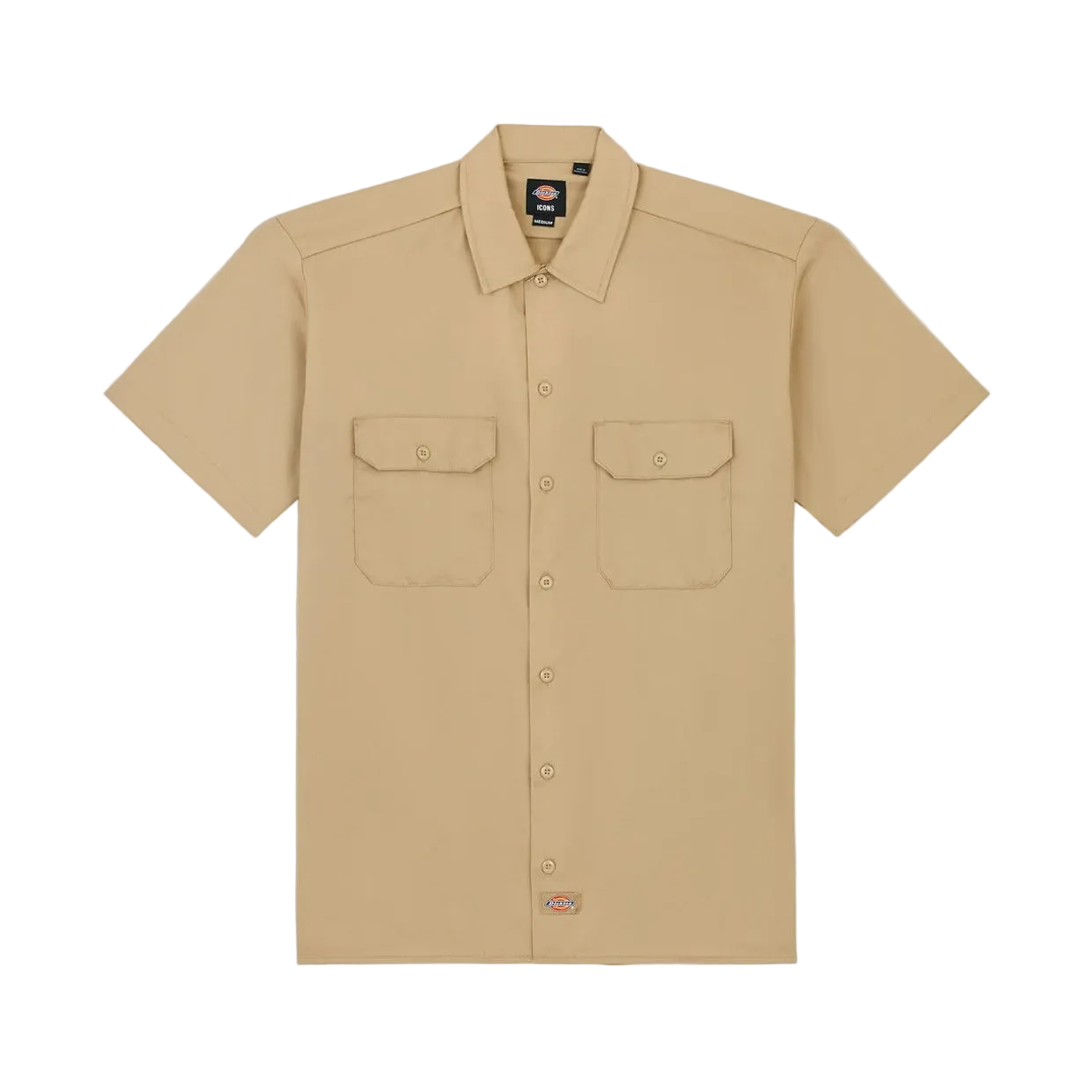 Dickies Short Sleeve Work Shirt- Khaki