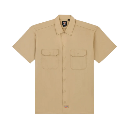 Dickies Short Sleeve Work Shirt- Khaki