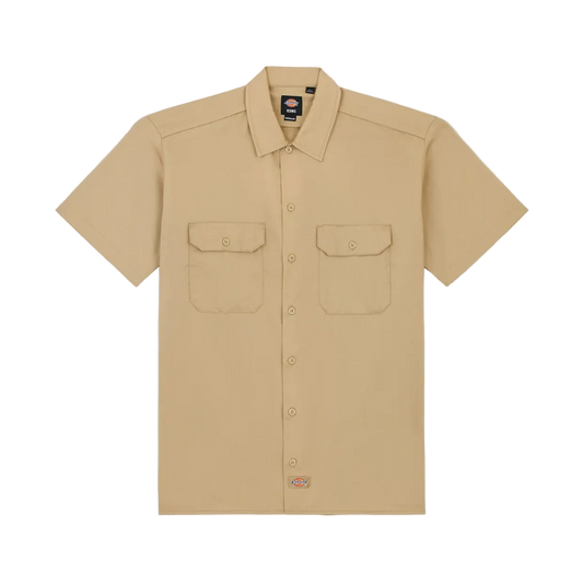 Dickies Short Sleeve Work Shirt- Khaki
