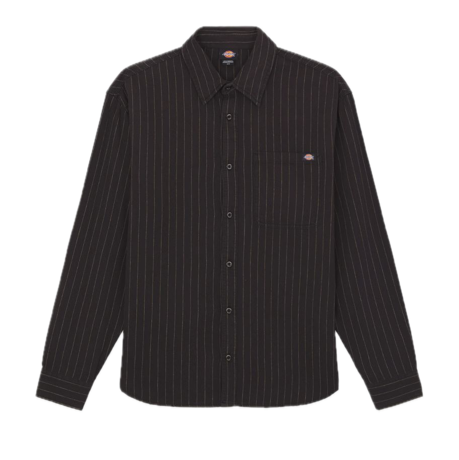 Dickies Service Stripe Work Shirt - Black