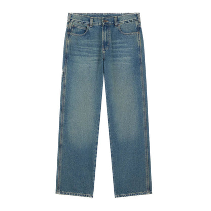 Dickies 958 Baggy Tapered Work Jeans - Khaki Tinted Blue