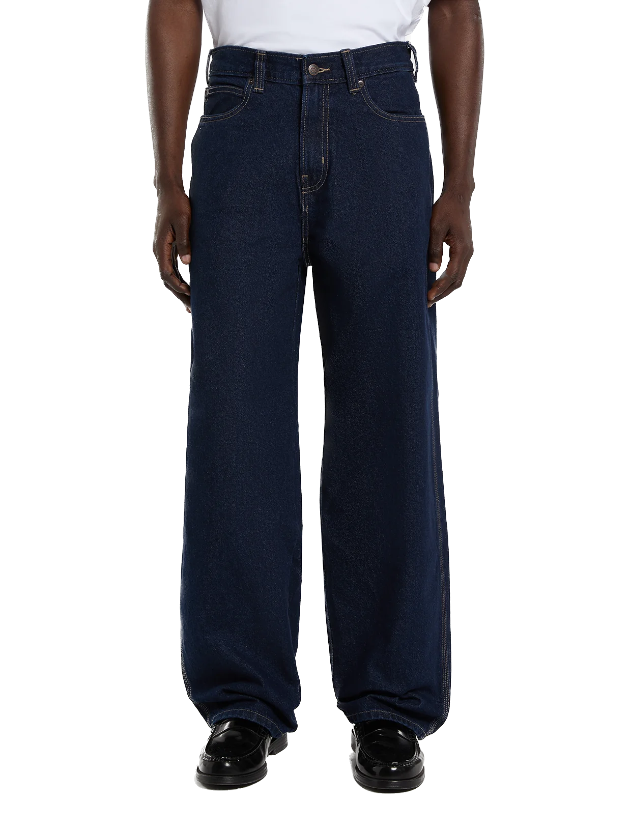 Dickies 958 Baggy Tapered Work Jeans - Rinsed Indigo