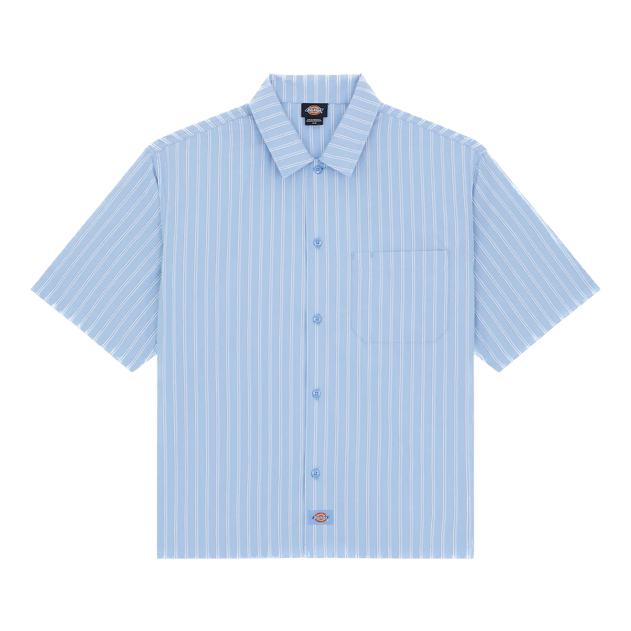Dickies Venedocia Short Sleeve Stripe Shirt - Endless Sky