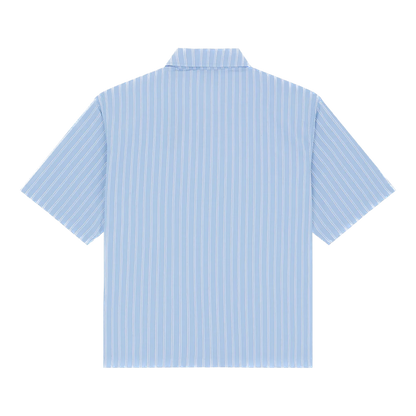 Dickies Venedocia Short Sleeve Stripe Shirt - Endless Sky