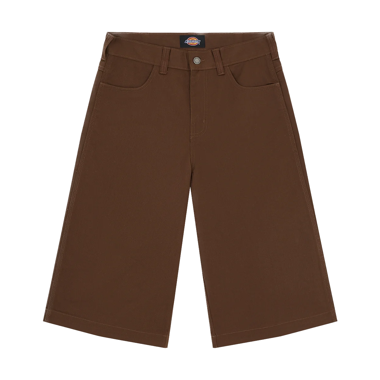 Dickies Union 17-Inch Twill Shorts - Timber Brown