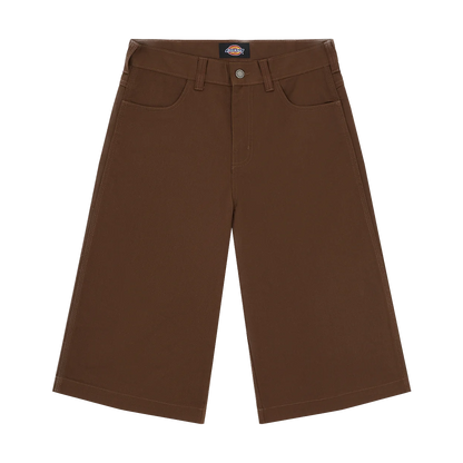 Dickies Union 17-Inch Twill Shorts - Timber Brown