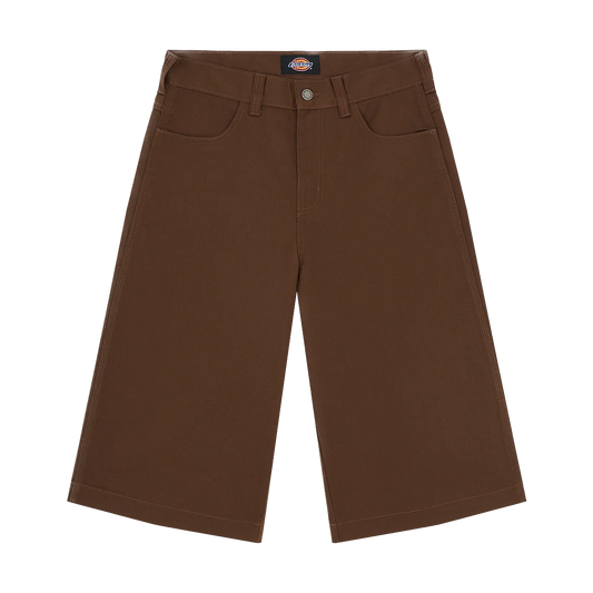 Dickies Union 17-Inch Twill Shorts - Timber Brown