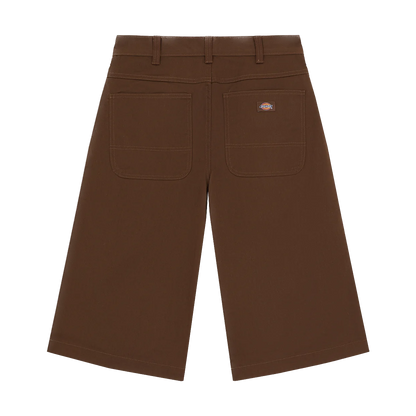 Dickies Union 17-Inch Twill Shorts - Timber Brown