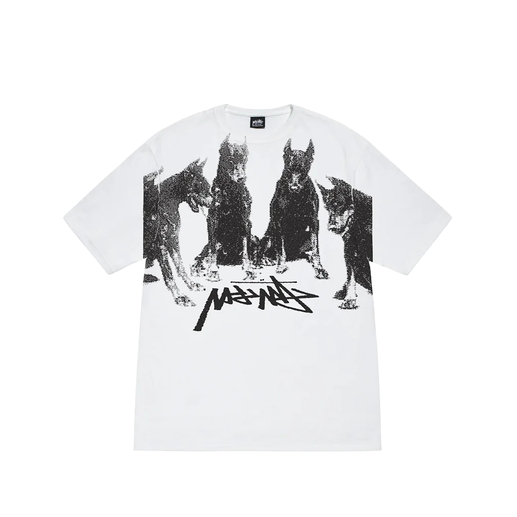 Stussy Dobermans Tee - White