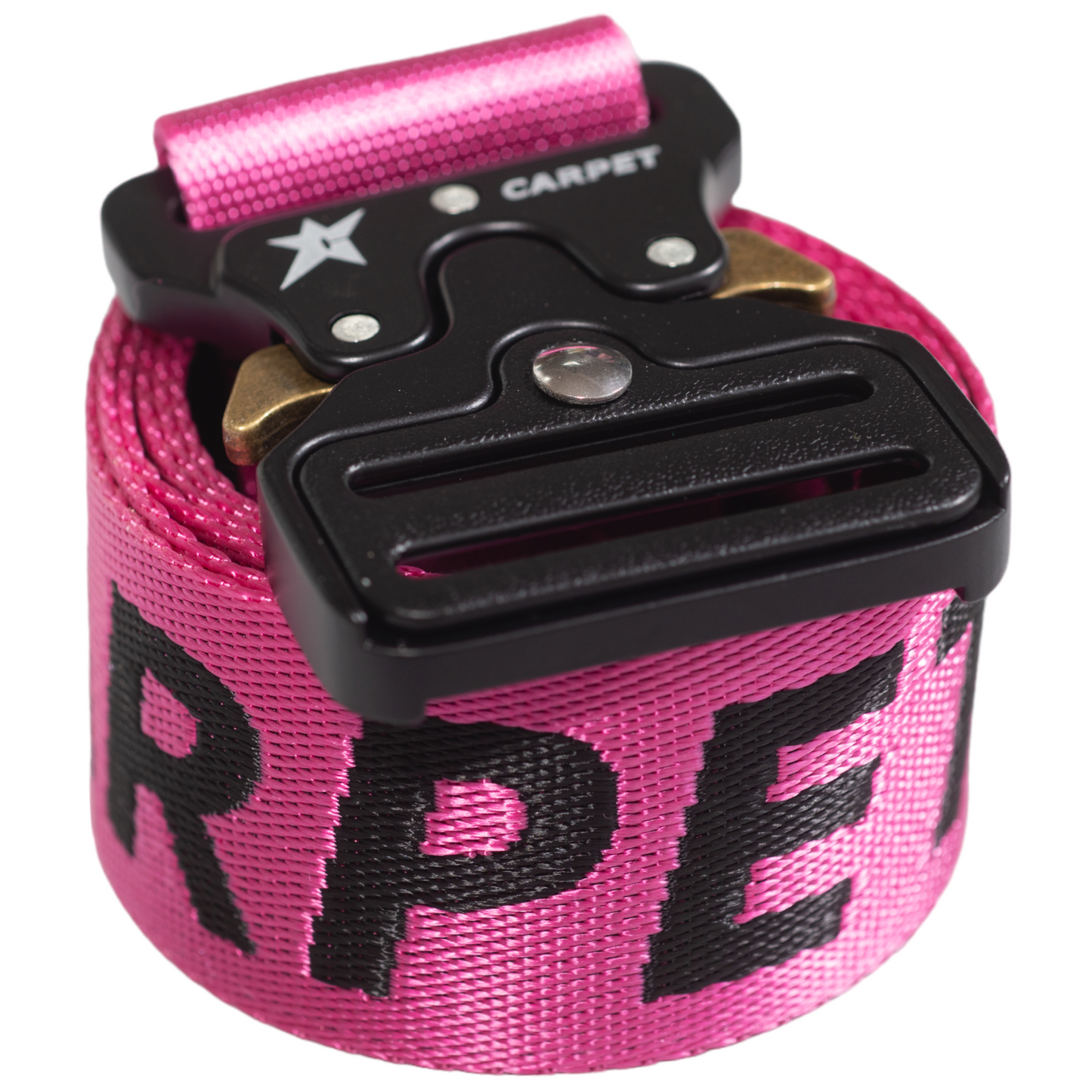 Carpet Company Woven Belt - Pink/Black