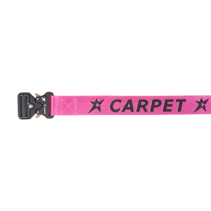 Carpet Company Woven Belt - Pink/Black