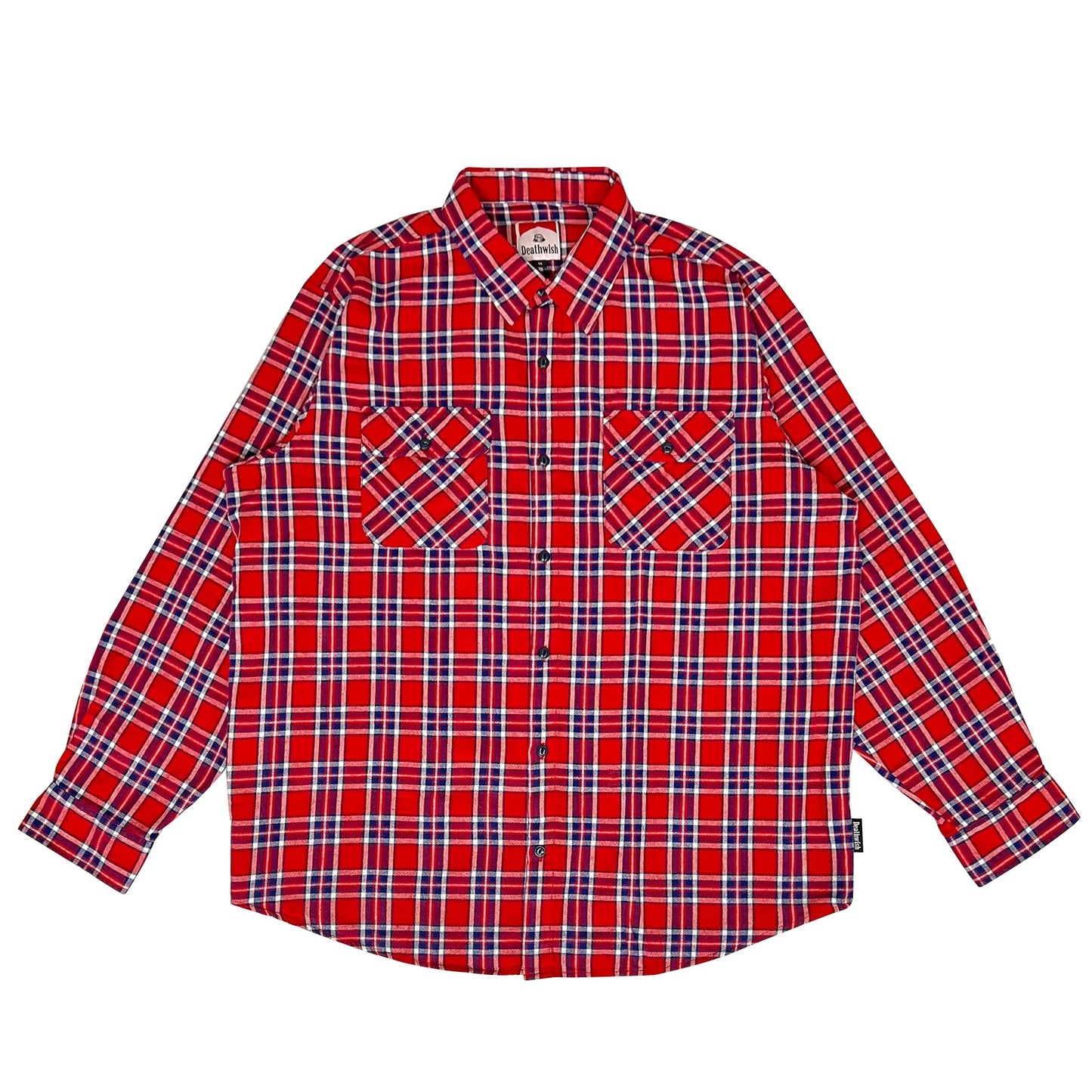 Deathwish Classic Flannel - Red/Blue/White