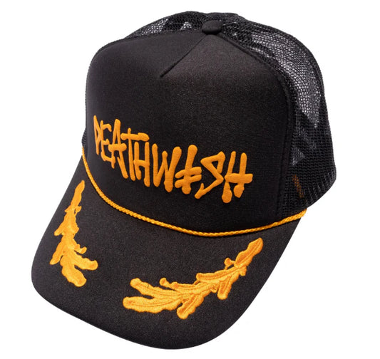 Deathwish Captain Trucker Hat - Black