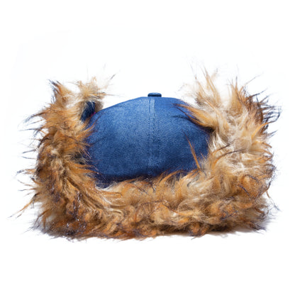 Carpet Company C-Star Fur Hat - Dark Denim