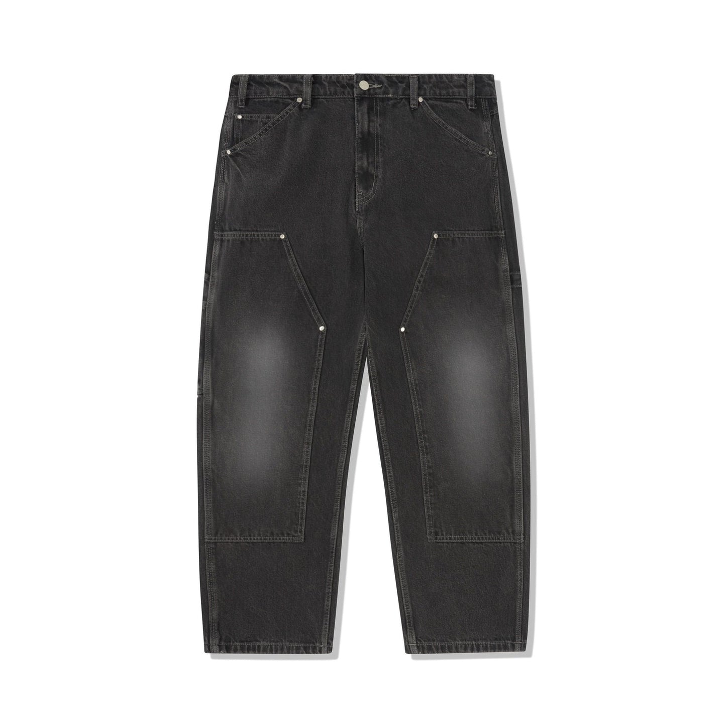 Butter Goods Davide Double Knee Pants - Washed Black