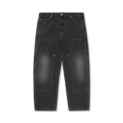 Butter Goods Davide Double Knee Pants - Washed Black