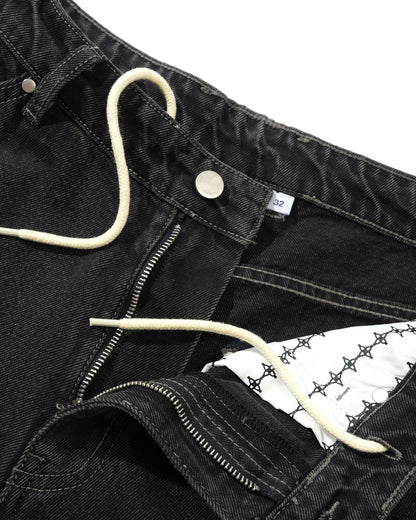 Butter Goods Davide Double Knee Pants - Washed Black