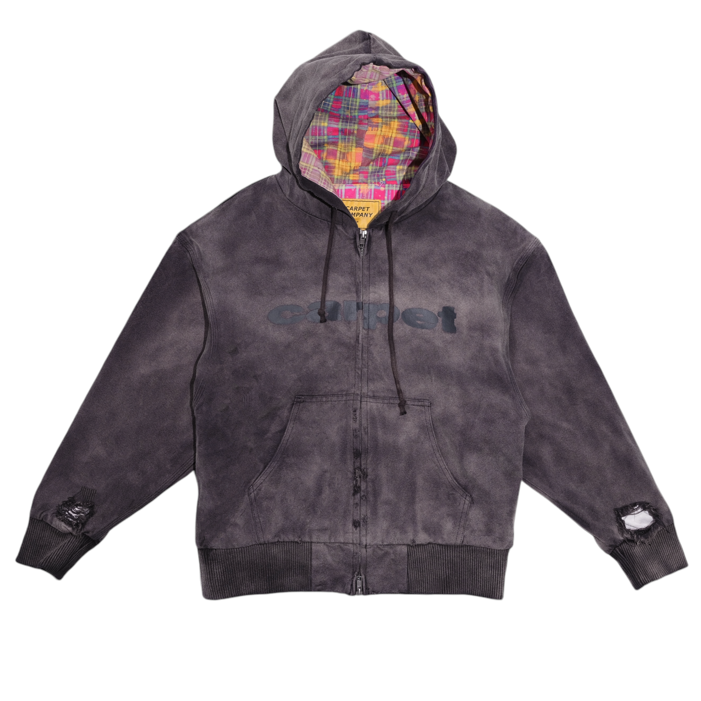 トップス carpetcompany Beat Up Denim Jacket Carpet Company Beat Up Denim Jacket - Black – Ninetimes Skateshop